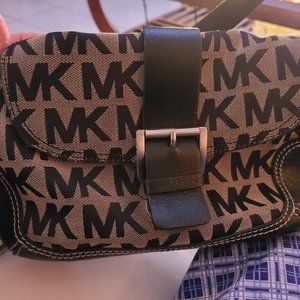 Black Michael Kors Canvas Handbag